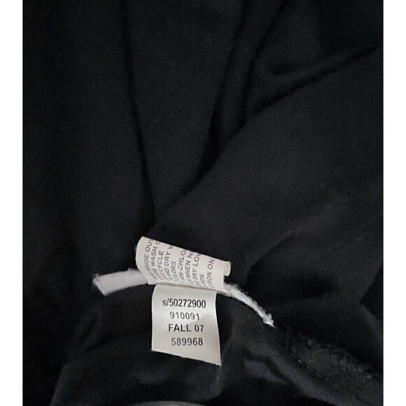 Y2K Gap Black Dolman Short Sleeve Dress Women’s S CASUAL DARK ACADEMIA GRUNGE - Picture 6 of 7